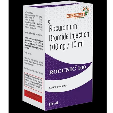 rocum|Rocuronium bromide 10 mg/ml solution for injection/infusion